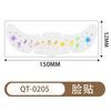 Christmas Tattoo Sticker Waterproof Temporary Simulated Freckle Makeup Sticker Laser Flash Face Sticker
