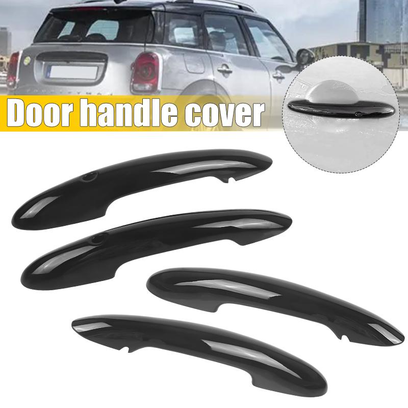 Glossy Black Exterior Door Handle Cover Sticker Trim 2/4 Doors For MINI Cooper S JCW F54 F55 F60 F56 F57 Handle Styling Shell