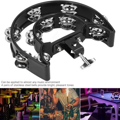 Tambourine Drum Set Multifunctional Hand  Rattle Loose Double Row Bells KTV Musical Instrument