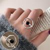Korean Style S925 Silver Plated Geometric Open Finger Ring - Women's Vintage Hip Hop Jewelry for Index or Pinky Finger.