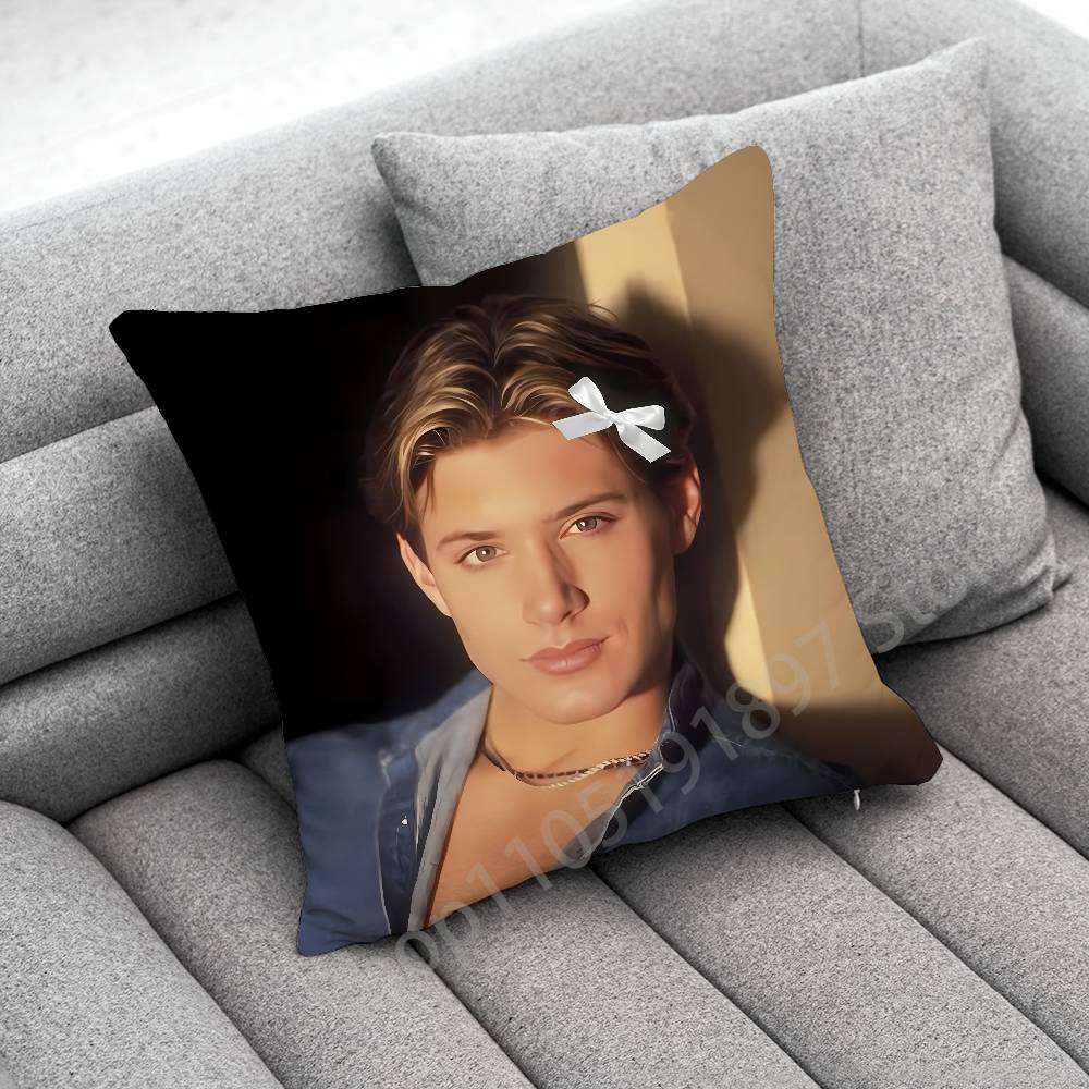 D-Dean Winchester J-Jensen Ackles S-Supernatural Throw Pillow Case For 55X55Cm 30Cm 50Cm 45Cm 40Cm Square Chair Pillowcase Case