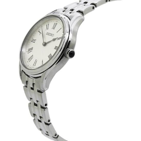 SEIKO Classic Quartz Sapphire Stainless Steel Women's Watch SWR069P1