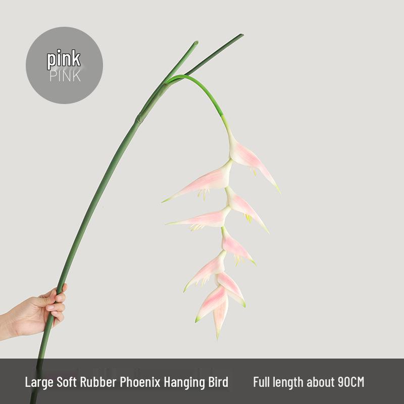 Premium Scorpion Tail Phoenix Bird of Paradise New Year Decorative Faux Flower Arrangement