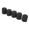 5 Pcs Intake Vacuum Hose Silicone Tube End Plug Cover Lanking Cap 25mm Inner Diameter Universal Fit for Car