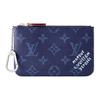 Heritage Coated Canvas Key Pouch Small Men's Sea Blue M27112
