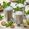 Whiskey Glass Julep Cups Copper Plated Wine Glasses 350ml Hammered Texture Metal Cocktail Glass Rust Resistant Barware for Party Bar Home Restaurant