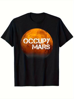 Occupy Mars T-Shirt 100% Cotton Tee