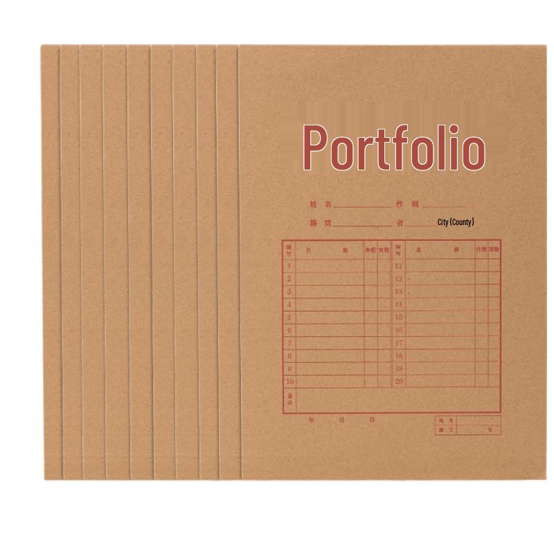 Deli 64100 A4 Kraft Paper File Bags