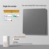 Mijia APP Smart Switch Control Panel with Mesh 2.0: Enables Whole-house Voice-controlled Lighting, Compatible with Single/zero Fire Setups.