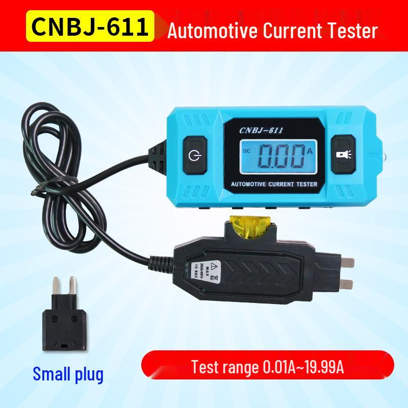 High-Precision Automotive Fuse Ammeter & Battery Leakage Current Detector