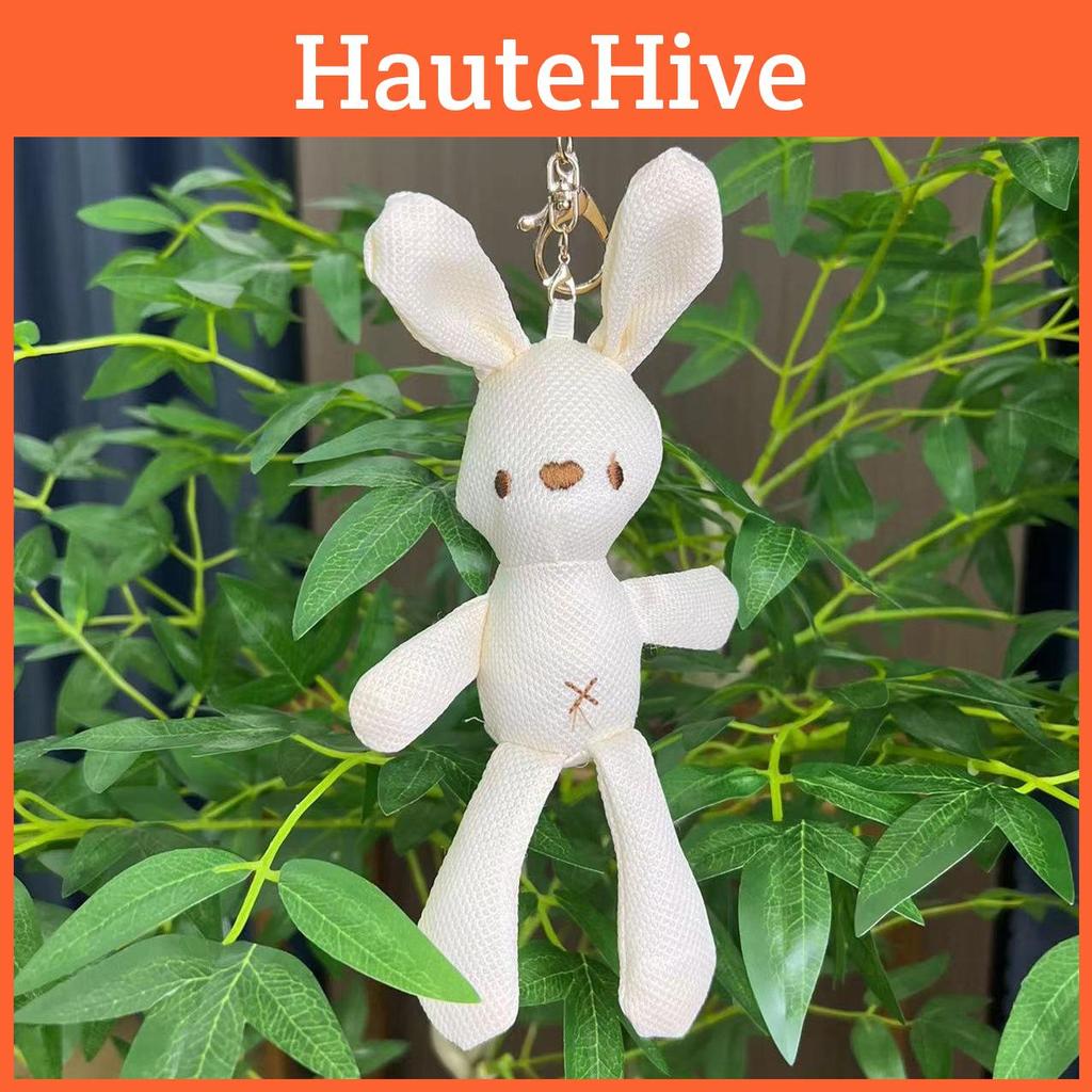 And Cuddly Soft Corn Rabbit Plush Toy Miniature Keychain Ideal For Bag Accessories