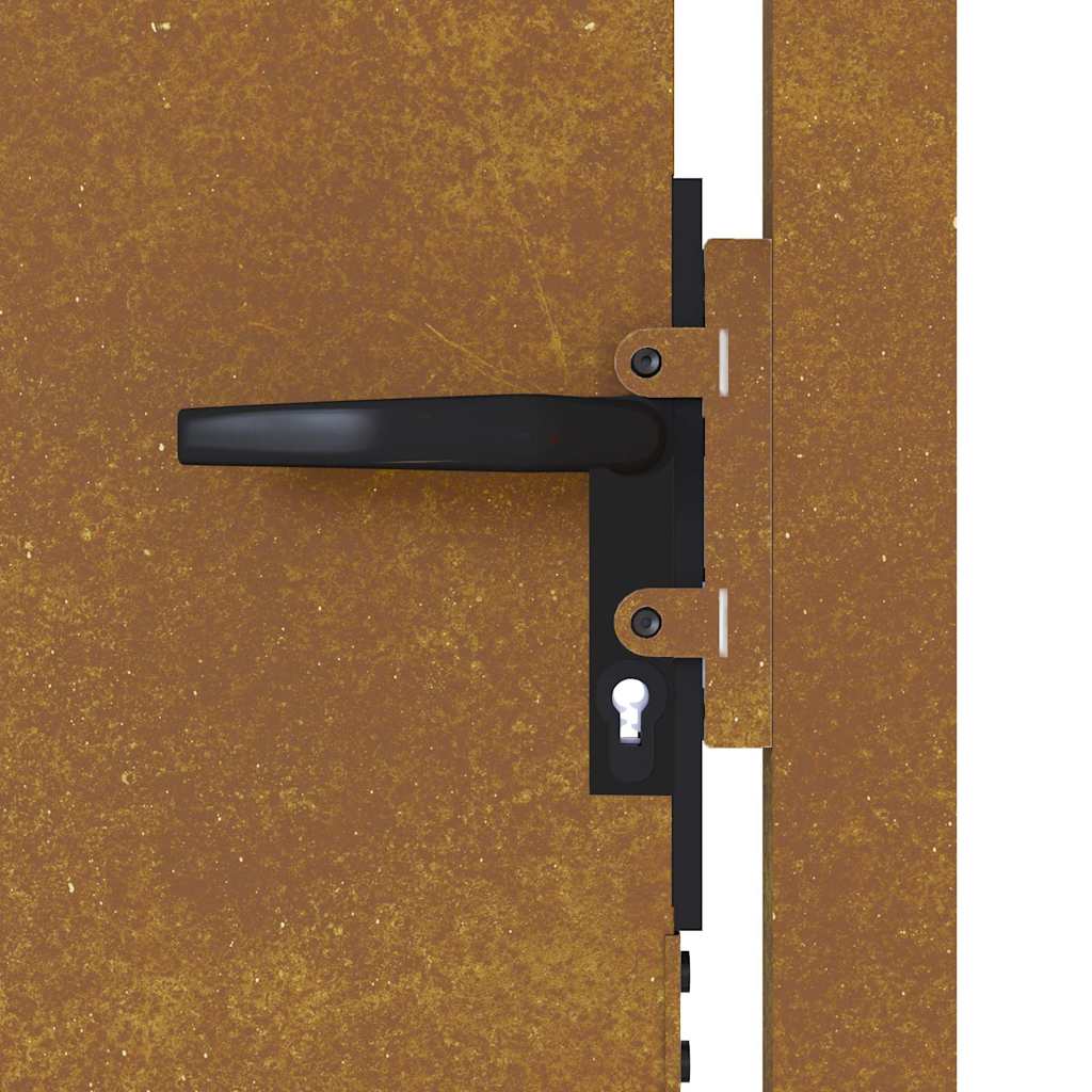 Garden Gate 100 x 200 cm Corten Steel
