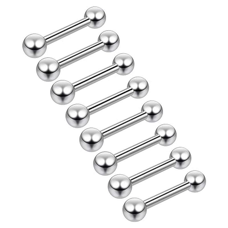 F136 Titanlegierung Kugel-Kugel Innengewinde Schmuck: Lippen-/Ohr-/Brustwarzen-/Zungenpiercings.