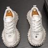 Fashion Men's Dad Shoes, Breathable Sports Shoes, Retro Height-increasing Tire Soles, Light Luxury and Fashionable Casual Shoes  B29