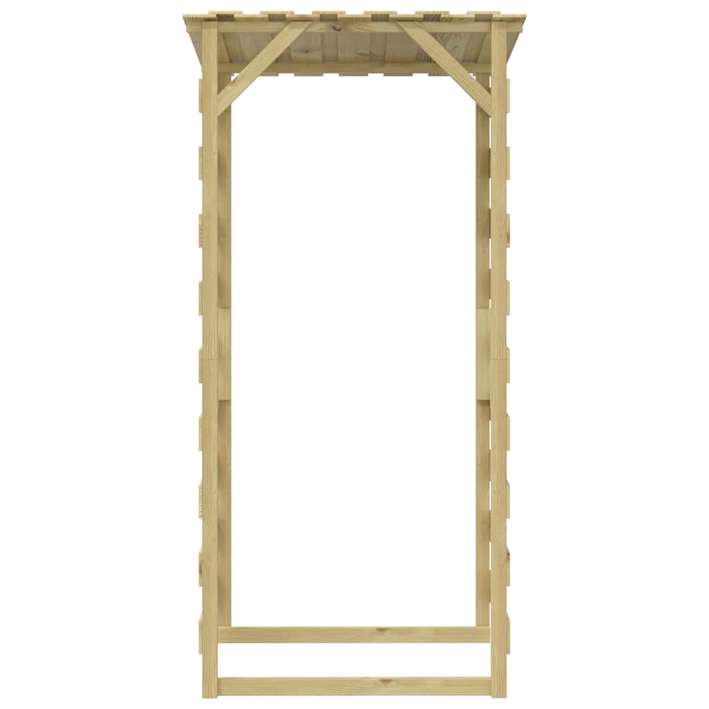 Vidaxl Gazebo da Giardino con Tetto, 3 Pezzi, 100X90X200 Cm, Pino