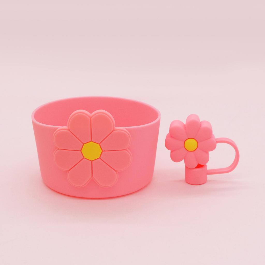 Silicone Insulated Cup Sleeve: Stanley Water Bottle Bottom Cover & Protective Sleeve