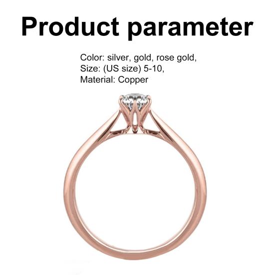 Ring skinnende legering Elegant