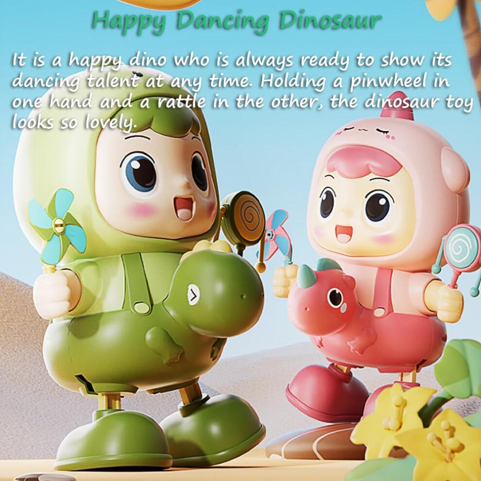 Dancing Dinosaur Toy for Kids with Music Lights and Sound, Battery Operated Toddler Gift