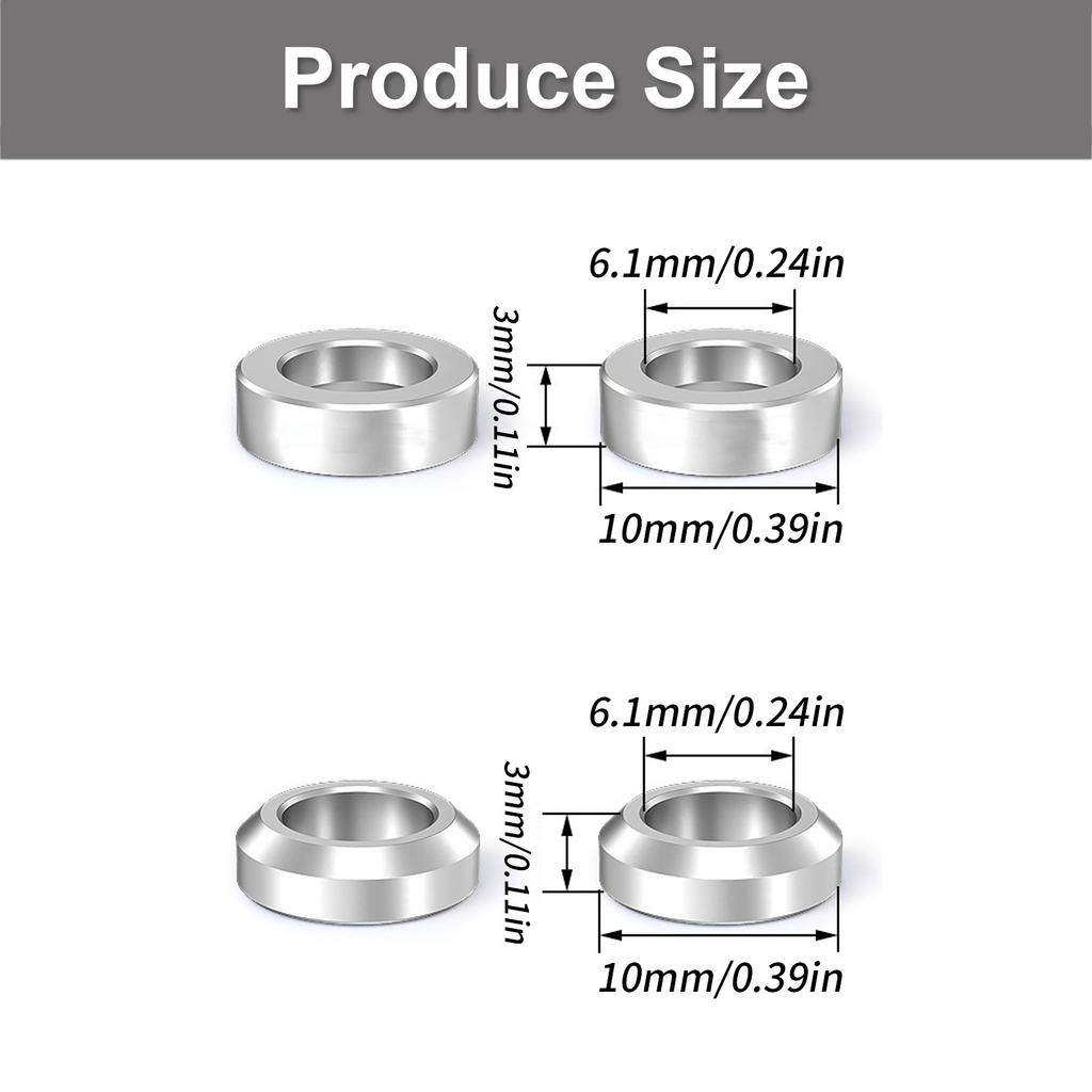 Bicycles Brake Screw Washer Spacer Mountain Bike Concave Convex Spacer Bike Disc Brake Washer Disc Brake Bolts Spacer