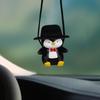 Creative Penguin Car Ornament: Cute Hanging Duck Decoration for Car Interiors