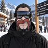 3D Printed Funny Realistic Face Ski Mask Warm Ski Mask Funny Balaclava Face Cover  Cosplay