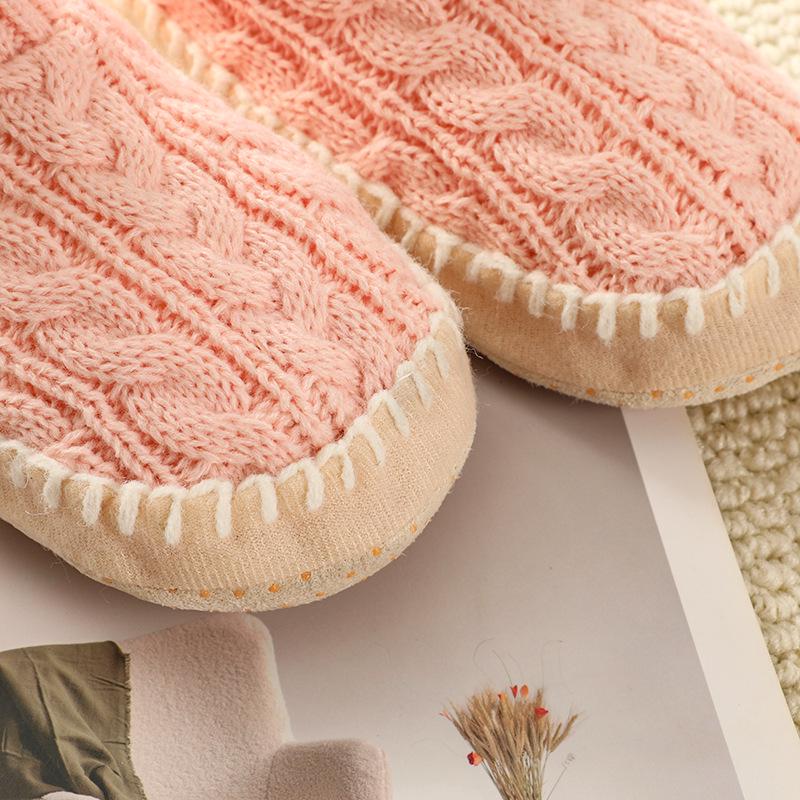 Women's Cotton Velvet Floor Socks Slippers - Soft Sole, Thickened, Maternity-Friendly, Plus Velvet