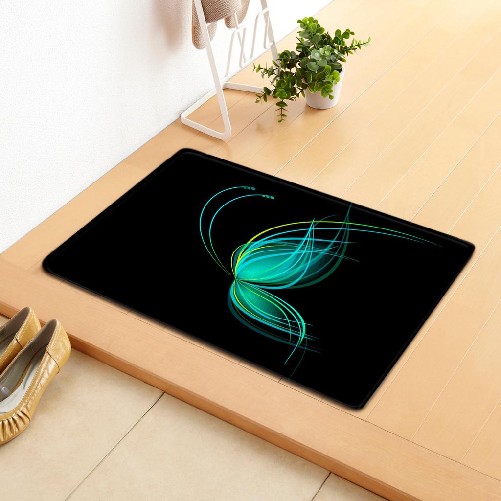 Creative Home Door Mat Water Absorbent Non-Slip Mat Living Room Kitchen Floor Mat Bedroom Carpet