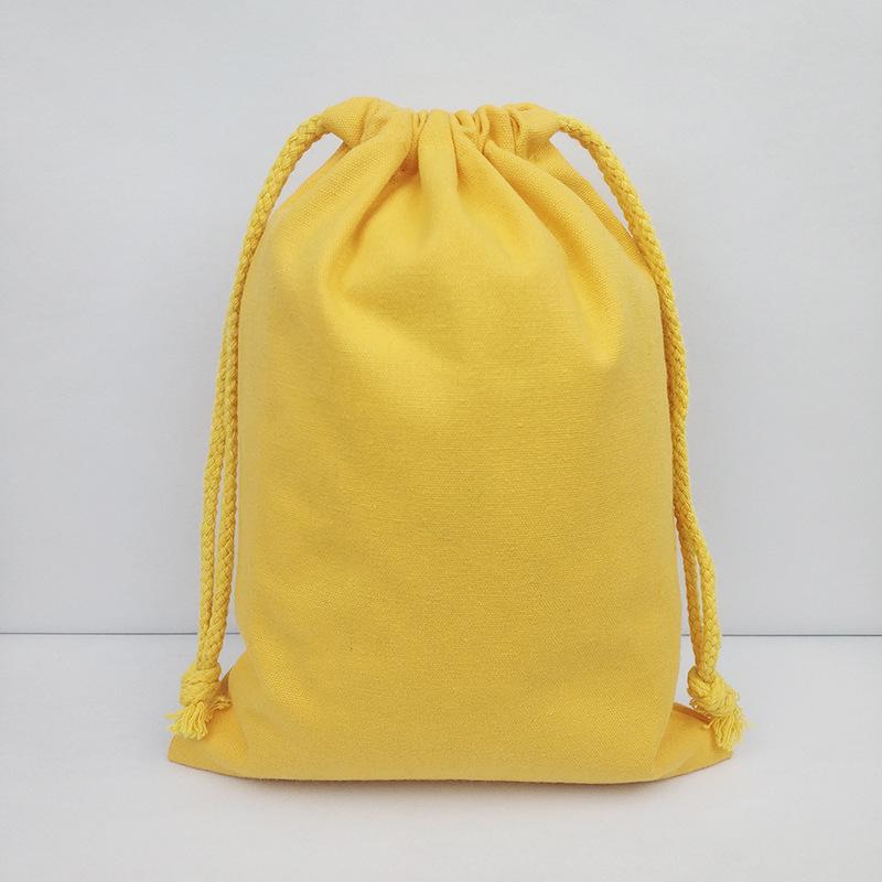 Umweltfreundliche Baumwoll-Kordelzugtasche - Leere Geschenkverpackung aus reiner Baumwolle