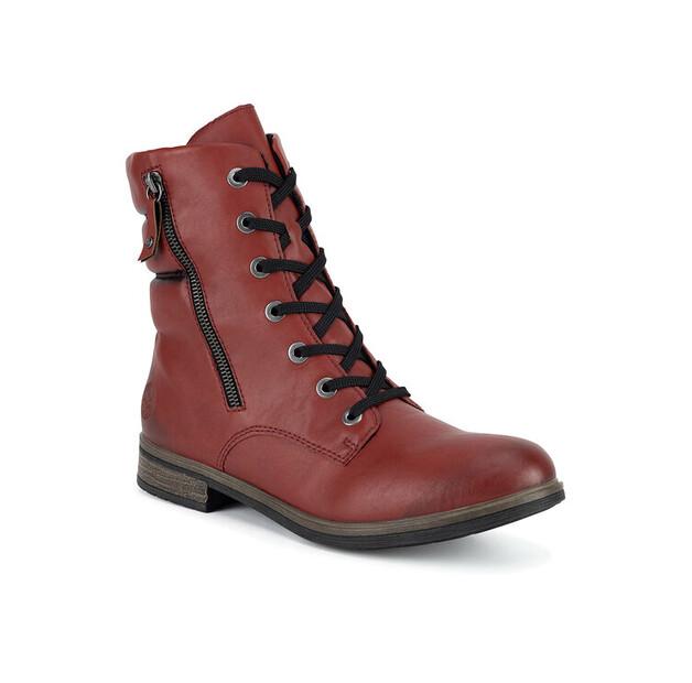 Rieker 72212-35 Red Ankle Boots