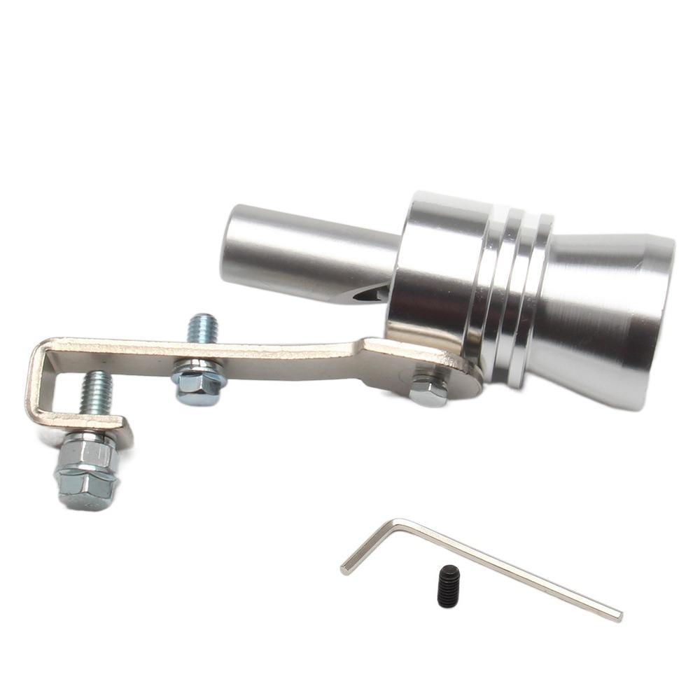XL Size Sound Simulator Tailpipe Turbo Sound Whistle Universal Car Turbomuffler  Motorcycle