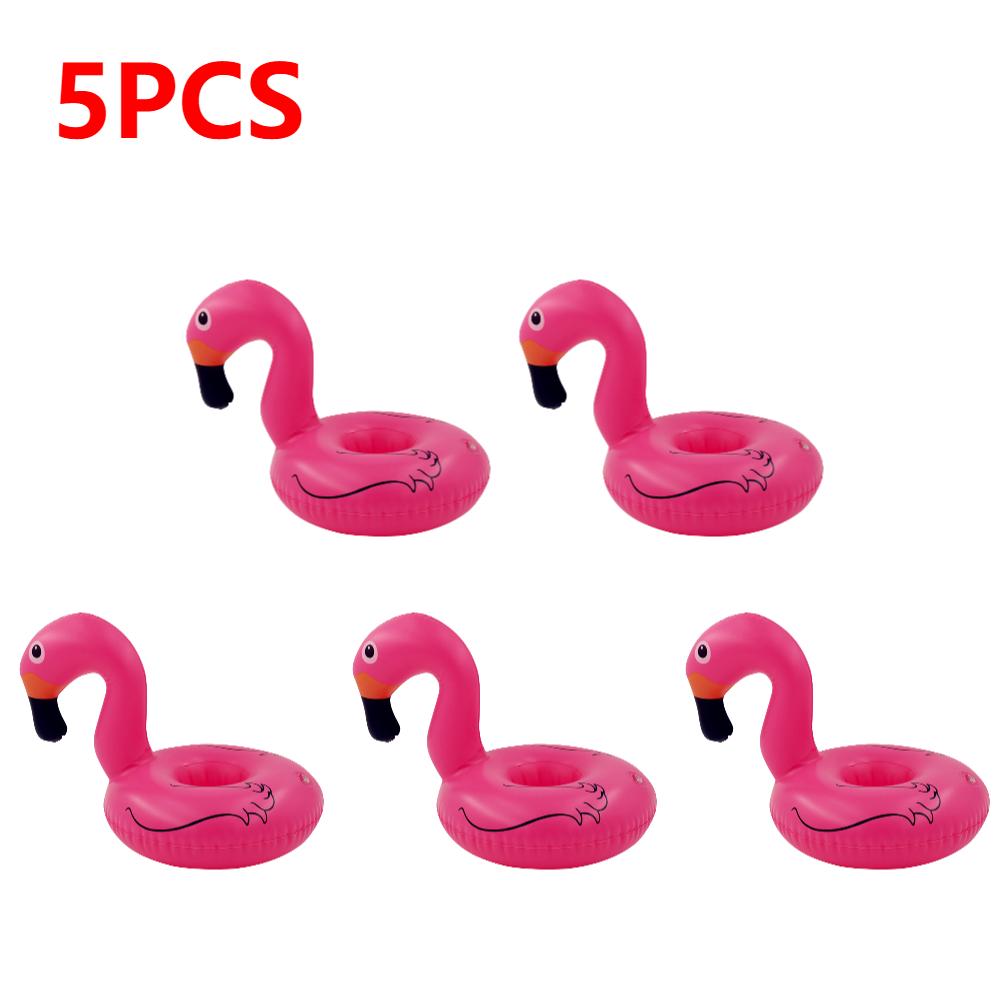 1-5PCS Inflatable Cup Holder Coconut Tree Style Inflatable Drink Coasters Cup Holder Float Cup Stand Pool Accessories