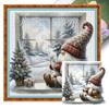 Cartone Animato Ricamo Completo Filo Eco-cotone Kit Punto Croce Stampato 11CT Opera d'Arte