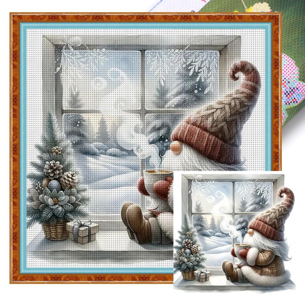 Cartone Animato Ricamo Completo Filo Eco-cotone Kit Punto Croce Stampato 11CT Opera d'Arte