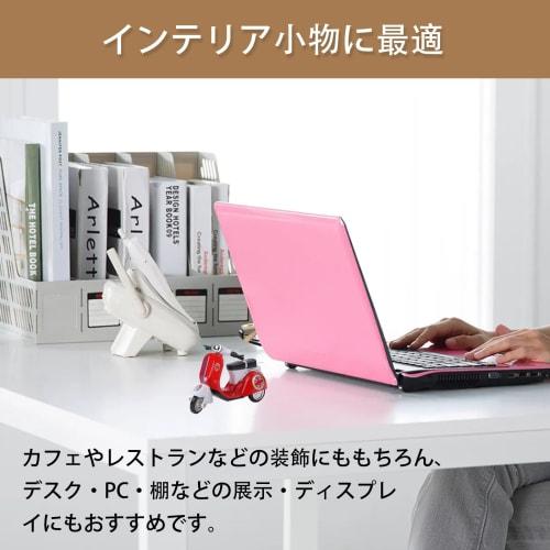 Pureseek Oldtimer-Spielzeug, Oldtimer-Roller 3er-Set, Miniaturautos, Gachapon, Fahrräder, Retro-Miniaturen