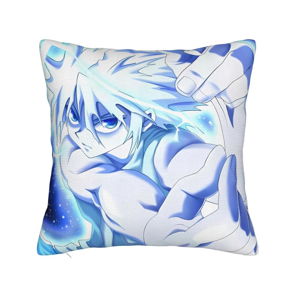 Anime Killua Zoldyck Pillow Cover Kawaii Pillow Case For Living Room Bed Chair Soft Pillowcases Birthday Present