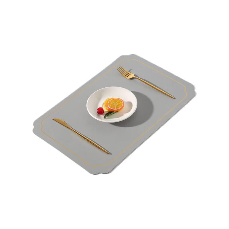 Кожаная салфетка под тарелку в скандинавском стиле