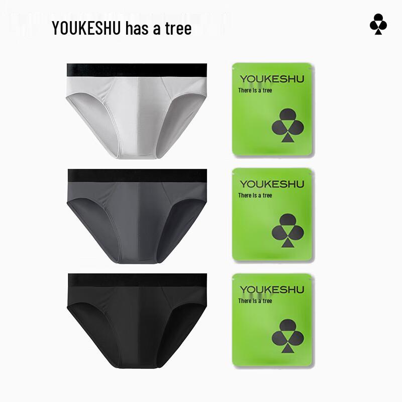 Youkeshu Men's 3A Antibacterial Cotton Underwear