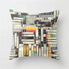 Vintage Black Camera Bicycle Print Car Cushion Cover Pillowcase Home Sofa Chair Decoration