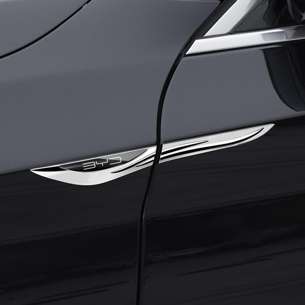 Autokarosserie Schutzaufkleber Auto Kotflügel Seitenleiste Emblem Für BYD F3 E6 Yuan Plus Atto F0 G3 I3 Ea1 Song Max Tang Dmi F3 2014 G6