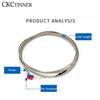 4*30mm Type K Thermocouple 1/2/3/4/5M Probe Type Shielded Braide Wire Thermocouple Temperature Sensor For Temperature Controller