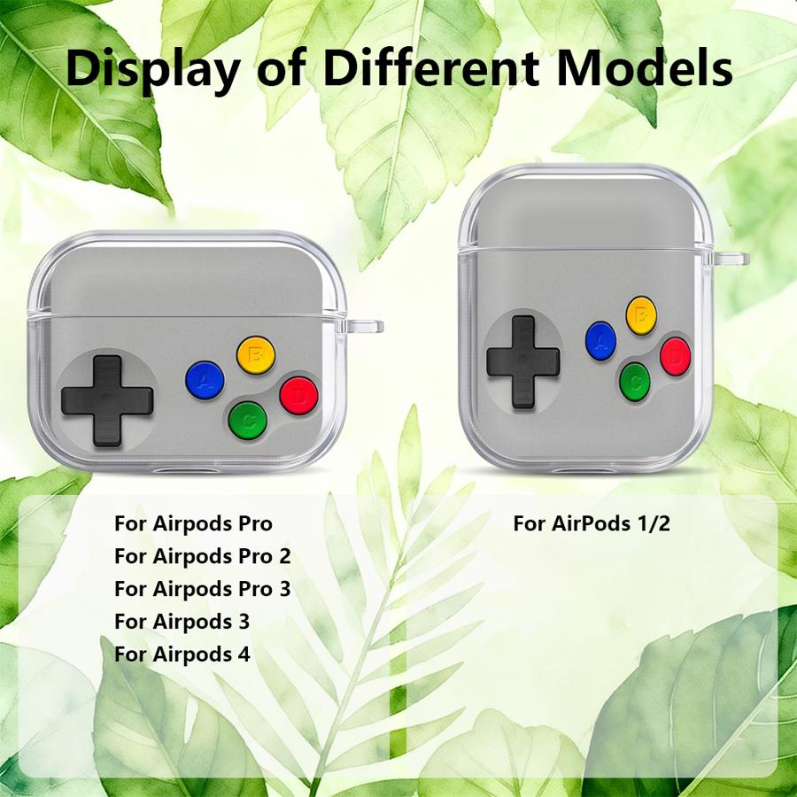 Game Console Controller Clear Earphone Cases Cover Case For Airpods 4 Pro2 1 3 Pro3 2 Pro