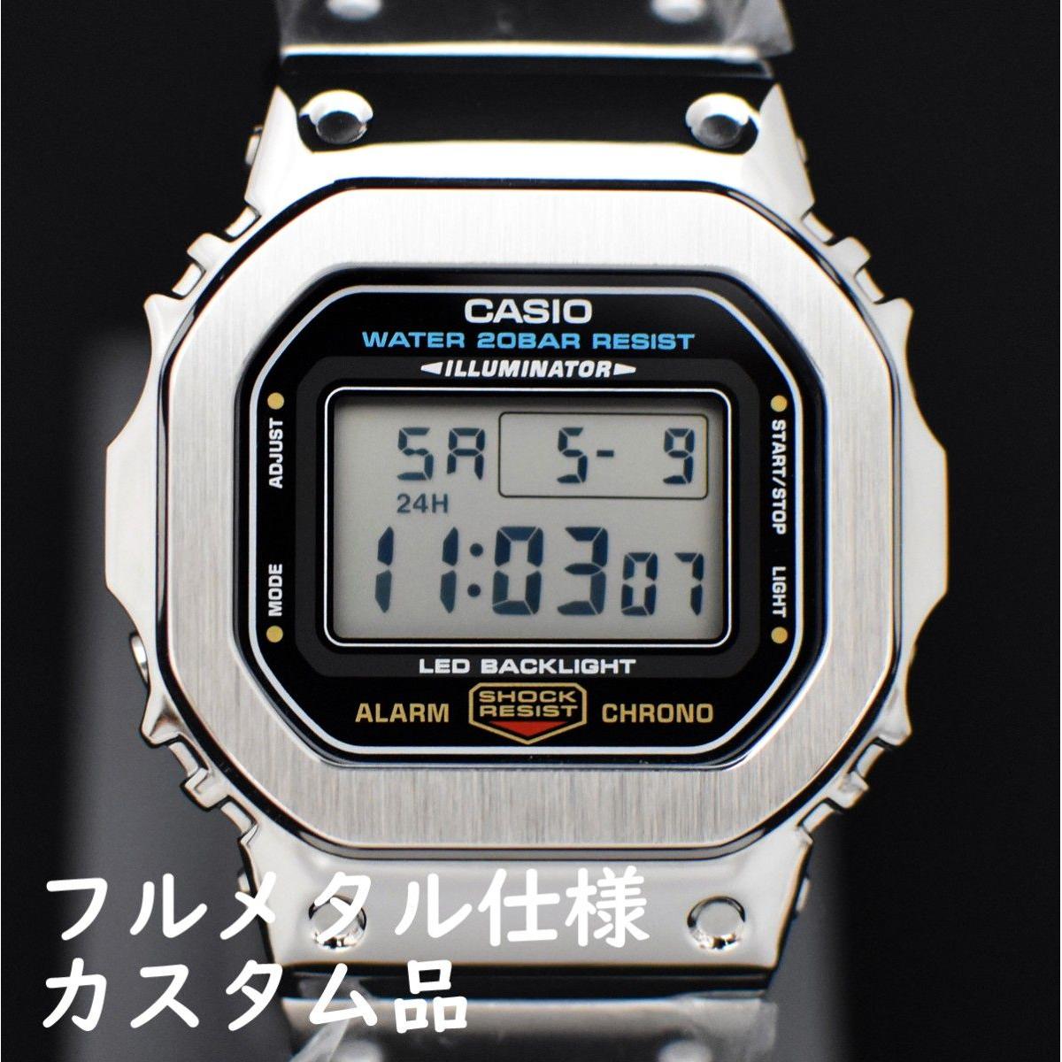 Unused New G-SHOCK DW-5600UE-1 used Full metal specification Our original custom