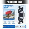 Universal Mailbox Bracket Professional Mailbox Mounting Plate for Most Mailboxes with Mounting Holes at the Bottom