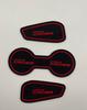 MEKOMEKO Interior Rubber Mats for the New Toyota Corolla Cross 2021 and Door Pocket Rubber Floor Console Interior Noise Silicone 11 Black (September