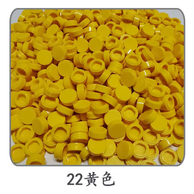 1000 stuks/partij Tegel 1x1 Rond 98138 Speciaal Blok Bouwsteen Kleine Deeltjes Stenen Onderdelen Compatibel met 98138 LOGO Speelgoed