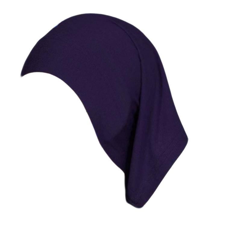 Silk Milk Elastic Undercap Ethnic Snood Solid Color Head Wrap