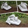 Pryskyřičná soška anděla psa Ruční práce Pryskyřičná figurka Moderní styl Figurka Dekorace Domácí stůl Stolní umělecká řemesla