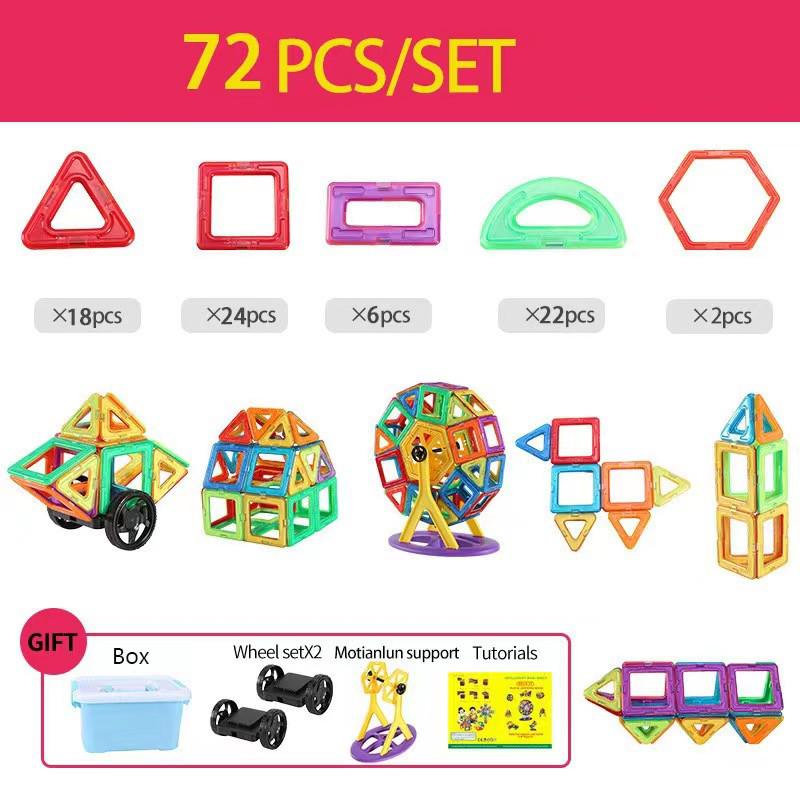 Magnetic Tiles: Children's Building Blocks Educational Toy Set