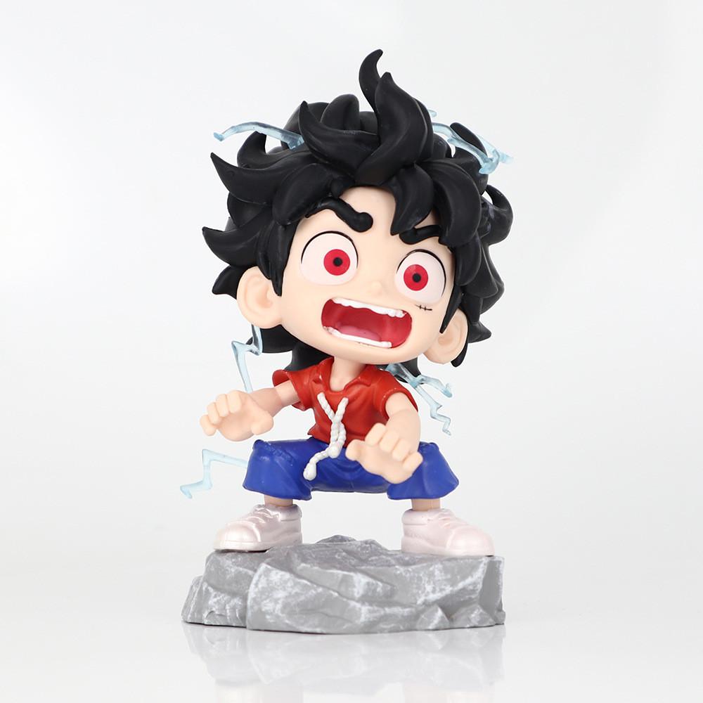 

Nika One Piece Luffy Pvc Toy Model Desktop Decoration Children Gift Christmas чёрный