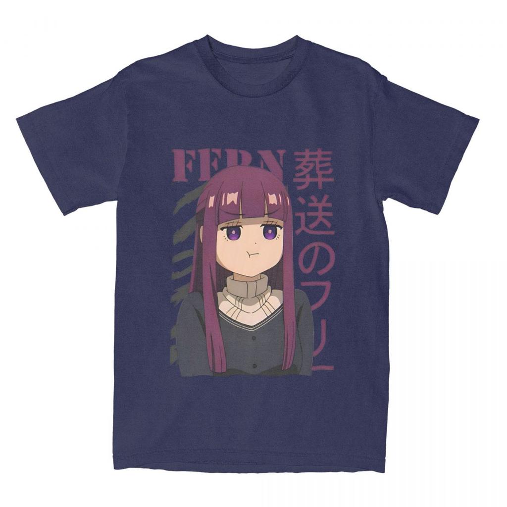 Pánske Dámske Tričko Frieren At The Funeral Anime Tričká Trendy Cool Postavy Fern Letné Tričko Úžasné Bavlnené Oblečenie